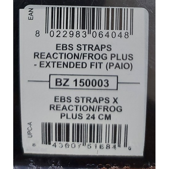 CRESSI EBS Straps X Reaction - Frog Plus - 24cm -BZ150003