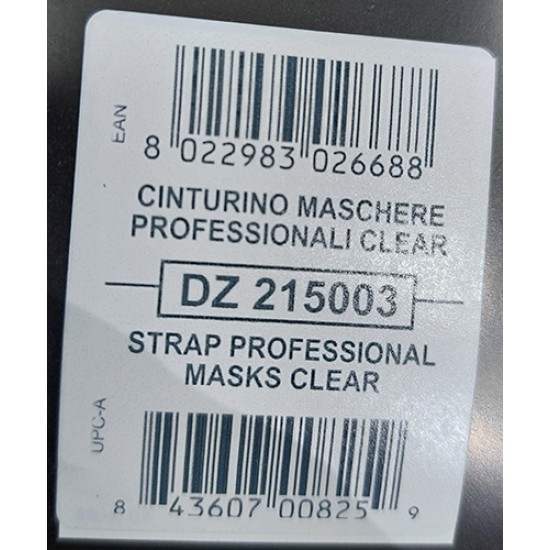 CRESSI Strap Professional Masks Clear Silicone - DZ215003