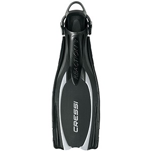 CRESSI Reaction EBS Open Heel Fins with Bungee Straps