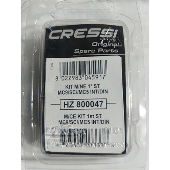 CRESSI First Stage Repair Kit INT/DIN MC5 - MC9 - MC9SC - HZ800047