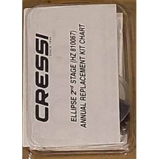 CRESSI Second Stage Repair Kit Ellipse Titanium - Steel - Black - Octopus - HZ810067
