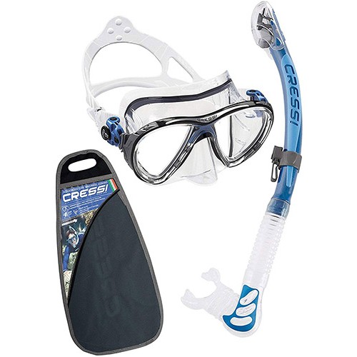 qualit  Premium Professional Snorkeling Adulto Cressi Cressi Big Eyes Evo & Alpha Dry 
