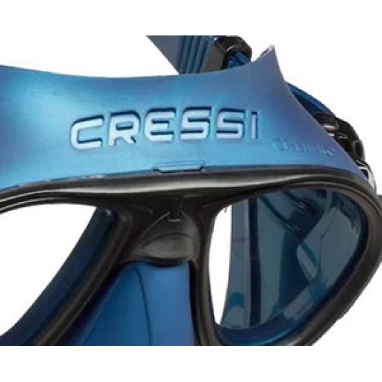 CRESSI Calibro Mask + Corsica Snorkel Combo Set [BLUE NERY]
