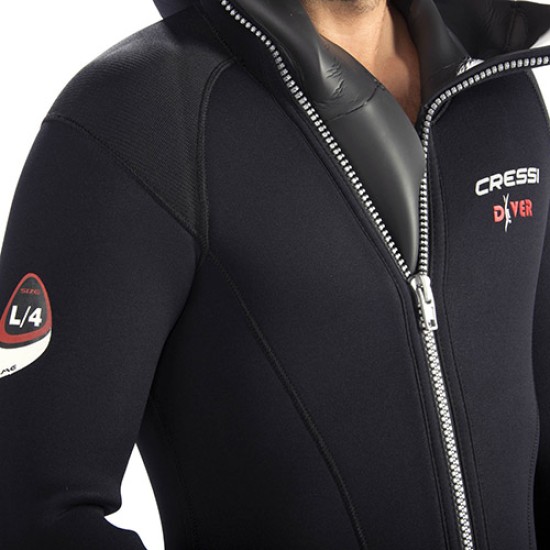 CRESSI Diver 5mm Full Suit with hood-attached Man