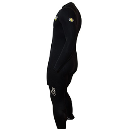 CRESSI Two Pieces Wetsuit (Long John+Jacket Shorty) 5mm 5 Zips