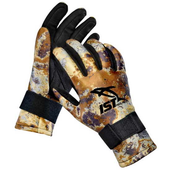 IST 2mm Camoflage Gloves Rocky
