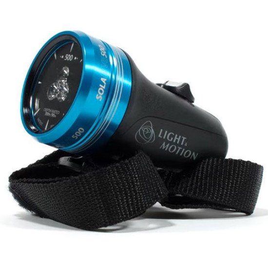 LIGHT MOTION SOLA DIVE 500 Led Light with Hand Strap & Charger LIGHT MOTION SOLA DIVE 500 Led Light with Hand Strap & Charger