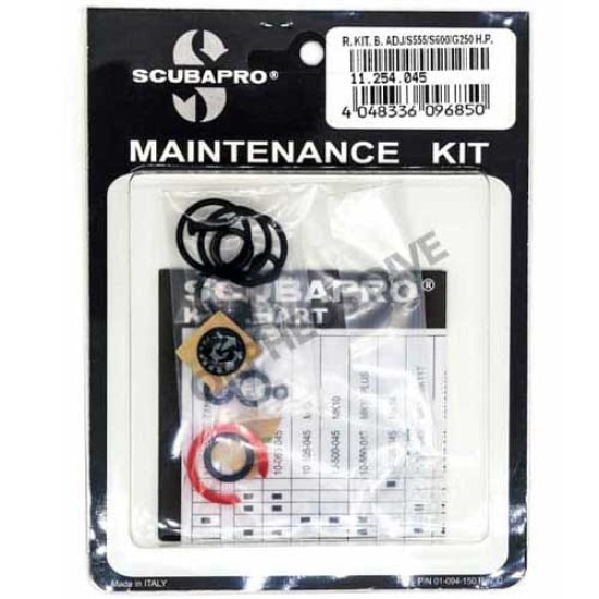 SCUBAPRO Second Stage Repair Kit - S555 - S600 - G250 - 11.254.045