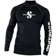 SCUBAPRO Rash Guard Long Sleeve UPF50 Men Black