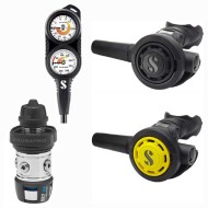 SCUBAPRO MK2 Evo Din 300 - R095 Second Stage Regulator - R095 Octopus Regulator - Compact Twin Console