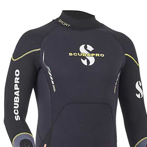 Combinaison Plongée Scubapro Sport 5 Mm – Homme X-Large – Noir – Occasion