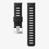 SUUNTO D5 24mm Silicone Black Steel Strap Kit