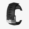 SUUNTO DX Black Silicone with Silver Buckle Strap Kit