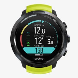 SUUNTO D5 Black Lime Computer with USB