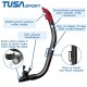 TUSA X-Plore Combo Set (Mask-Snorkel) RC-0106
