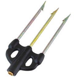 CRESSI Barbed 3 Prongs Spear Head with nylon base CRESSI Barbed 3 Prongs Spear Head with nylon base