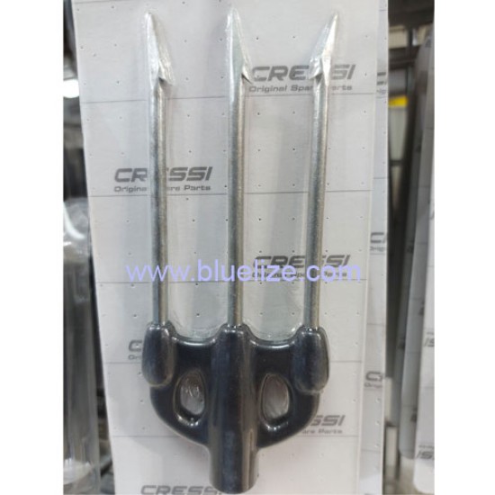 CRESSI Barbed 3 Prongs Spear Head with nylon base CRESSI Barbed 3 Prongs Spear Head with nylon base