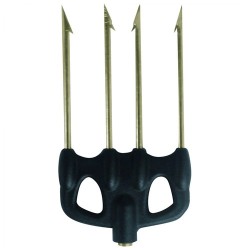 CRESSI Barbed 4 Prongs Spear Head with nylon base