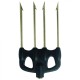 CRESSI Barbed 4 Prongs Spear Head with nylon base CRESSI Barbed 4 Prongs Spear Head with nylon base