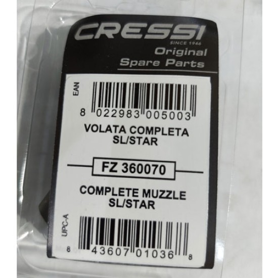 CRESSI Complete Muzzle for SL/STAR