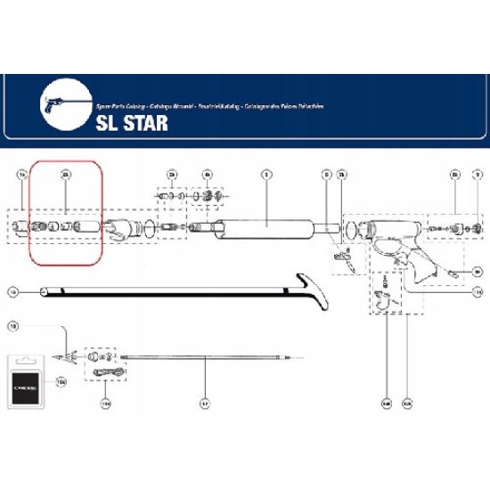 CRESSI Complete Muzzle for SL/STAR