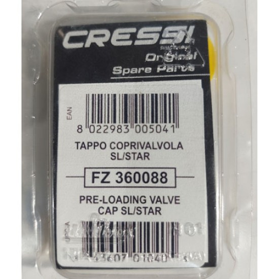 CRESSI Pre-Loading Valve Cap for SL/Star CRESSI Pre-Loading Valve Cap for SL/Star